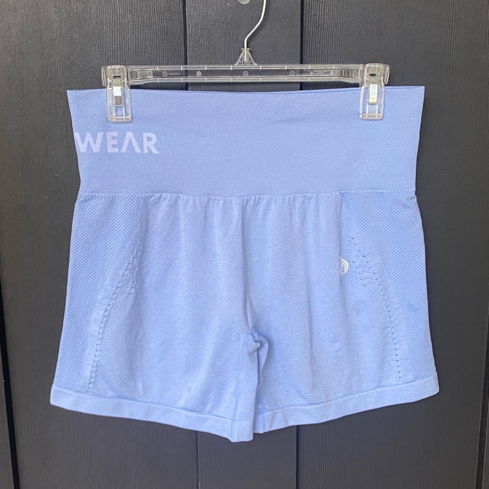 Ryderwear Seamless Gym Shorts—Blue—XL